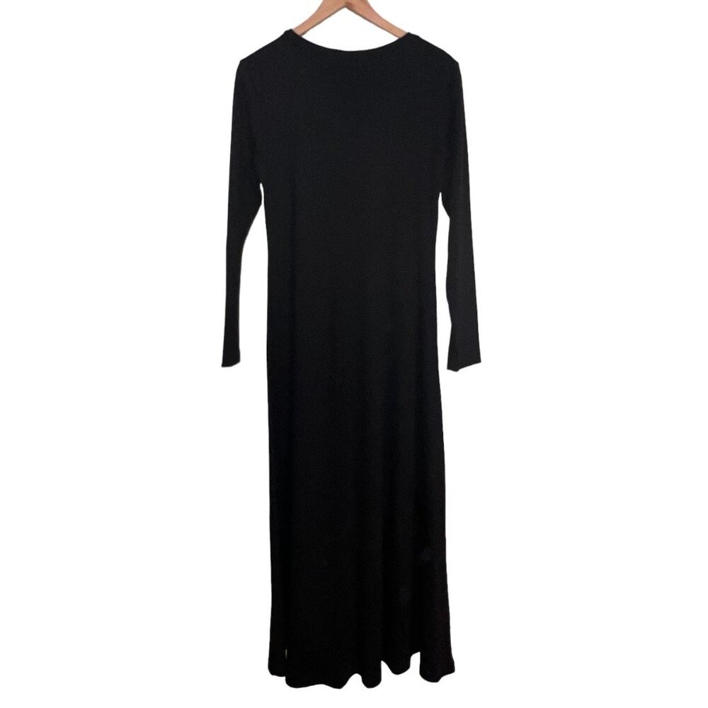 Christy Dawn Bowie Maxi Dress Noir Black Long Sleeve Women Large - Picture 4 of 8